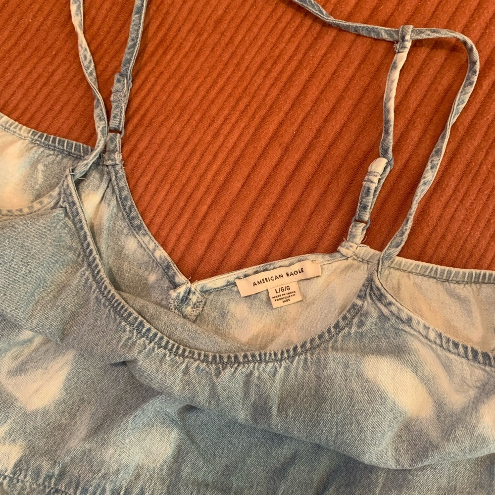 American Eagle Outfitters Blue Bustier Camisole